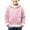Pink, variant on Ruyang Girls Christmas Pullover Hoodies Kids Boys Fuzzy Trim Hooded Sweatshirts Fall Winter Y2K Trendy Hoodies