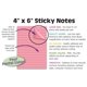 thumbnail image 2 of Notas Adhesivas Better Office Products 4x6 cm 500 Hojas 10 Pack, 2 of 6