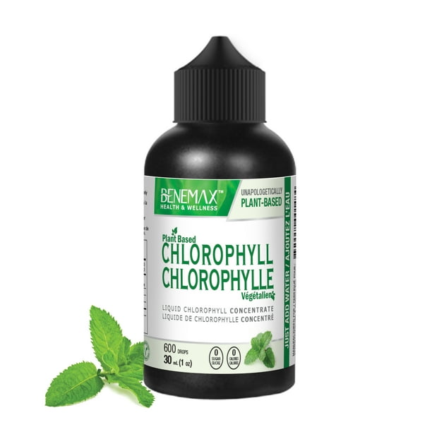 BENEMAX Liquid Chlorophyll Concentrate in 30mL Squeeze Bottle