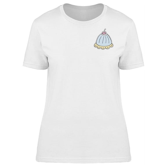 Cute Cupcake With A Cherry T-Shirt Women -Image by Shutterstock, Female Medium