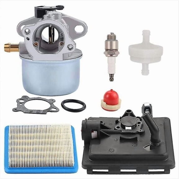 799868 Carburetor with 496116 795259 Air Filter Base, Fits 124l02 124t02 124t05 124t07 Ca..