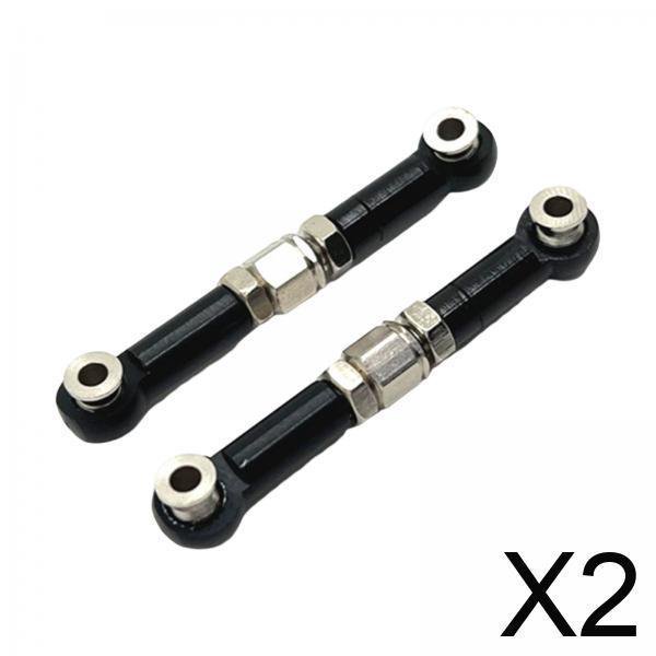 Enlace de dirección,Accesorios de bricolaje RC Car Crawler Rod Links Rod Linkage,Reemplazo de piezas de repuesto de varilla de tracción de dirección de metal,Escala 1:16 RC modelo de coche