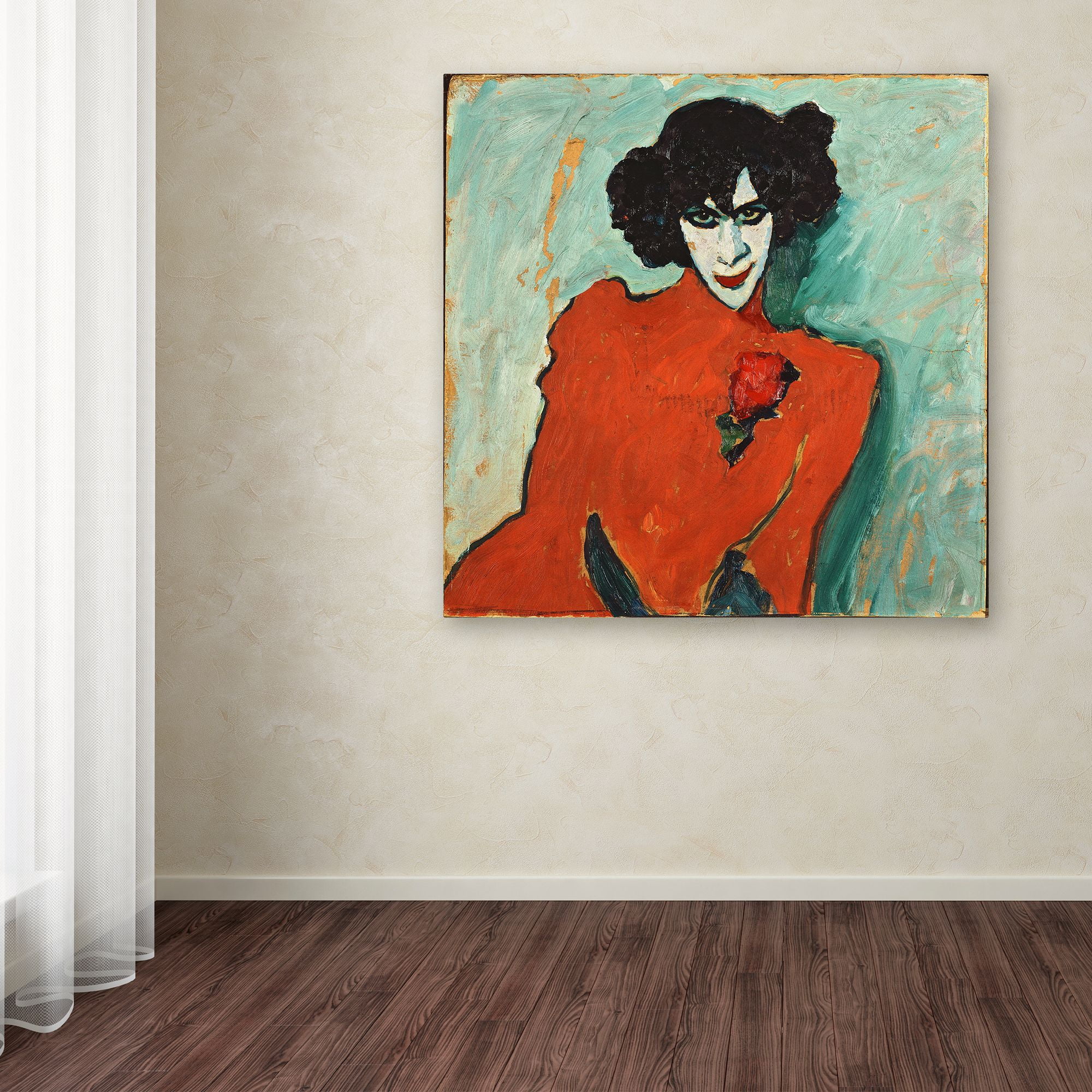 Trademark Fine Art 'Portrait Of A Dancer' Canvas Art by Jawlensky