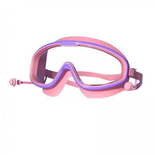 Gafas de natación,Gafas de natación para niños,gafas antivaho,gafas,Gafas de natación antirana para mujeres,visión clara,herméticas,impermeables,con tapones para los