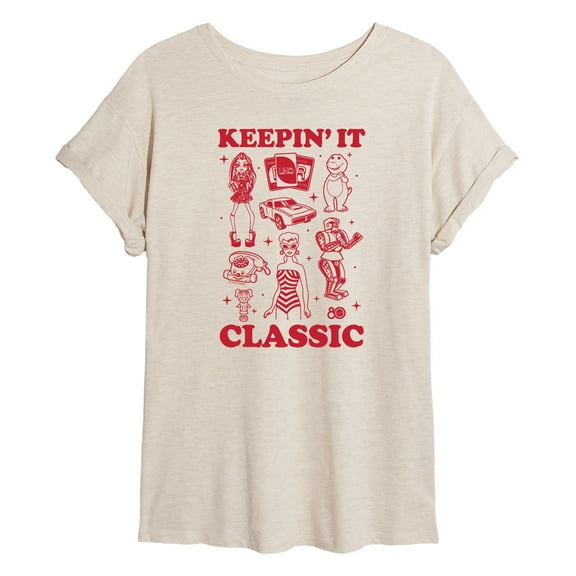 Mattel - Keepin It Classic  - Women's Oversized T-Shirt