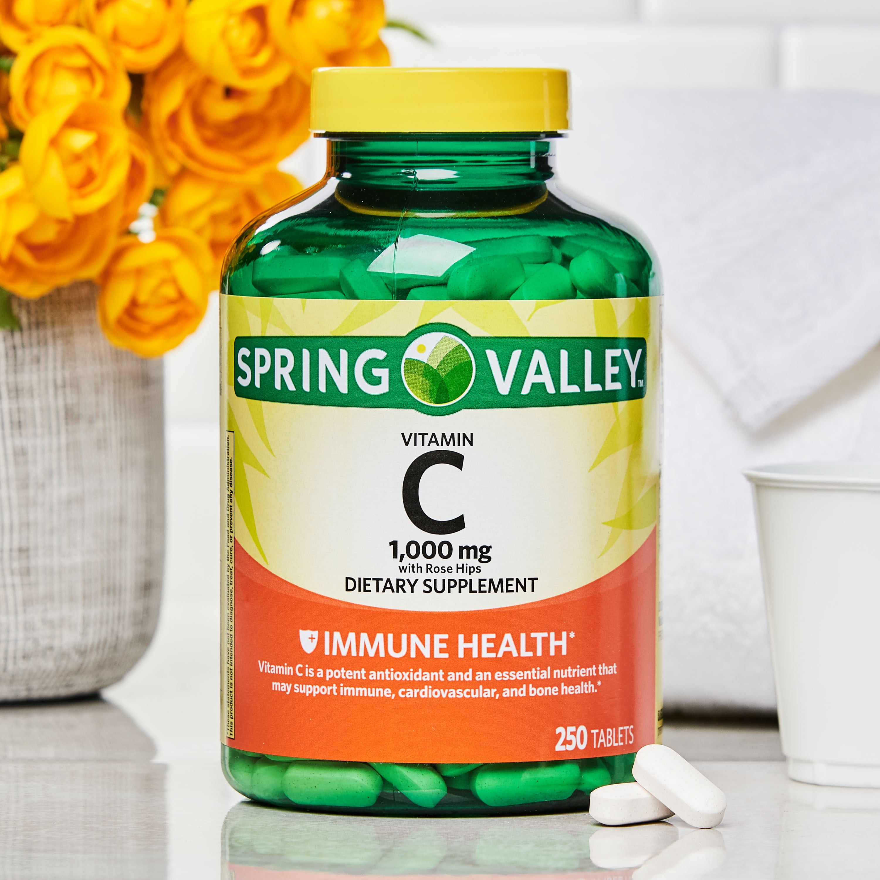Spring Valley Vitamin C With Rose Hips Dietary Supplement 1 000 Mg 250 Count Walmart Com Walmart Com Spring Valley Vitamin C With Rose Hips Dietary Supplement 1 000 Mg 250 Count Walmart Com Walmart Com