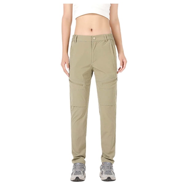 Pantalones de senderismo de verano para hombre/mujer: pantalones de trekking transpirables, ligeros y de secado rápido con elasticidad en 4 direcciones