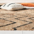 thumbnail image 5 of SAFAVIEH Kilim Wesley Geometric Area Rug, Natural/Charcoal, 4' x 6', 5 of 5