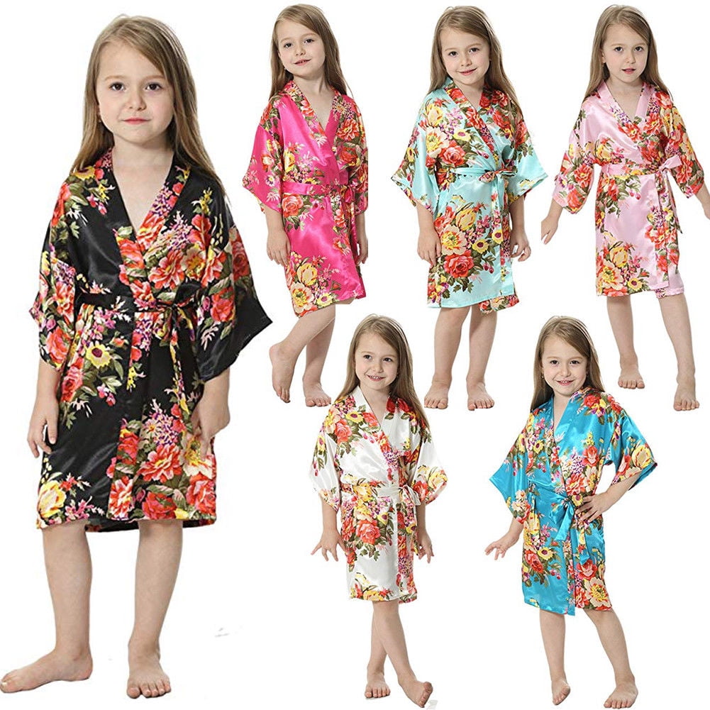 baby silk robe