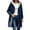 Inverlee Navy-Clothes for women, variant on Inverlee Womens Sherpa Lined Hooded Coat Zip Up Long Jacket Winter Warm Outerwear Navy (S-3XL)