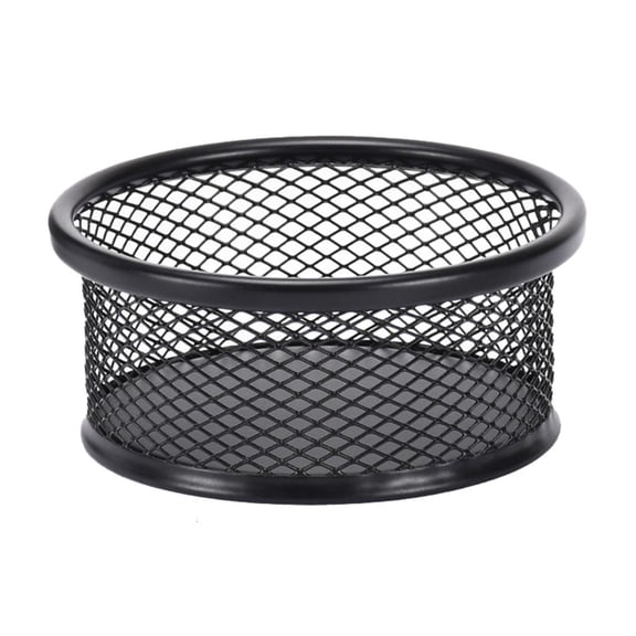 Giaone Round Desk Organizers For Small Office Supplies Open Top Design Nonslip Base