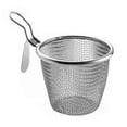 thumbnail image 2 of Deep Fryer Basket Round 304 Stainless Steel Fry Baskets with Handle for French Chips Onion Rings Chicken Pasta, 2 of 12