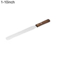 thumbnail image 2 of Cheer.US Straight and Angled Icing Spatula - Cake Frosting Spatula - High Grade Stainless Steel | Baking and Cake Decorating Supplies - Multipurpose Use for Home, Kitchen or Bakery&nbsp;, 2 of 7
