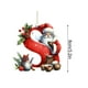 thumbnail image 3 of Adornos navideños, adornos navideños, regalos navideños, letras colgantes, decoración de acrílico, árbol de Navidad plano, decoración para fiestas en el hogar, colgante de regalo, letra plana de acríl, 3 of 4
