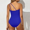 thumbnail image 4 of Xudanell Sexy One Piece Swimsuit Women 1 Piece Bathing Suit for Women Swimwear Shapewear Halter Tie Net Swimsuits Summer Swimwear (XL,Blue), 4 of 7