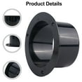 thumbnail image 7 of 75-200Mm Wall Flange Connector For Ventilation Pipe Air Ducting Connection Abs Black Wall Connector Home Supplies, 7 of 7