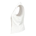 thumbnail image 5 of cocolona Blazer Waistcoat for Women Dressy Casual Sleeveless Button Down Layer Blazer For Work Office Outfits, 5 of 7
