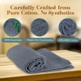 thumbnail image 3 of JMR Cozy Waffle Weave Blanket  Cotton Medium Weight Hotel Throw Blankets Great for Bed, Couch & Sofa Sky Blue, King 108 x 90, 3 of 21