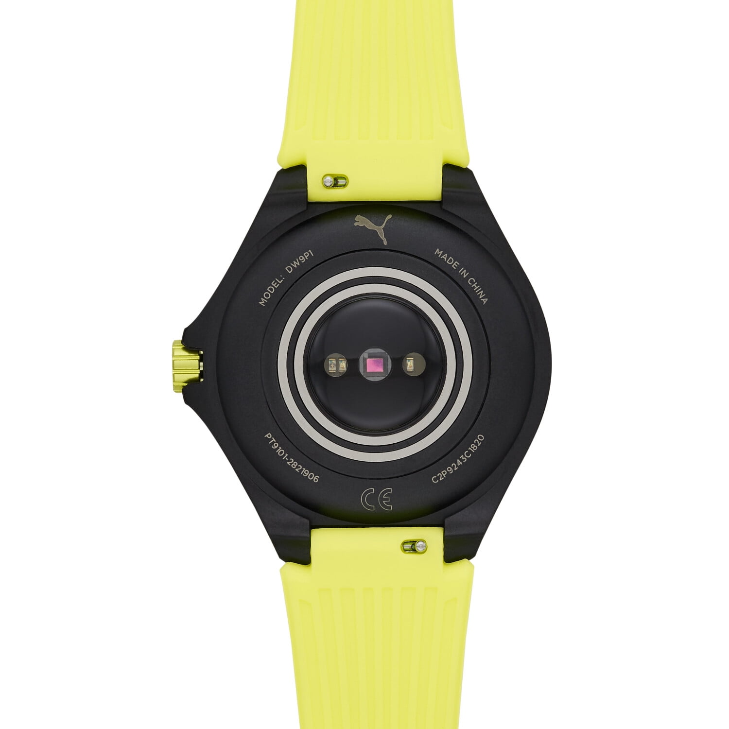 Puma Smartwatch PT9101 Yellow Silicone Wear OS by UK Ubuy