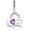 February, variant on Zodiac Charms 925 Sterling Silver Birthstone Charms for Bracelets Heart Beads Zodiac Jewelry Christmas Birthday Gifts for Women Wife Friends Her