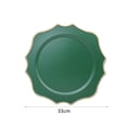 thumbnail image 2 of 10 platos para servir, platos ligeros, platos de cocina, platos de cena para eventos Verde, 2 of 8
