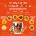 thumbnail image 3 of Happy Healthy Hippie Mushroom Coffee Instant with 125mg Caffeine – Lion’s Mane, Cordyceps, Reishi & Chaga | Adaptogen Nootropic Instant Mushroom Coffee for Energy & Focus | Medium Roast – 30 Servings, 3 of 9
