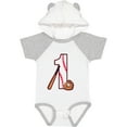 thumbnail image 3 of Inktastic Baseball First Birthday One Year Old Boys or Girls Baby Bodysuit, 3 of 5