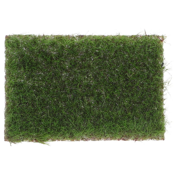OFFIGAM Green Artificial Grass Nylon Turf for Model Train Scenery, Landscaping, Garden Decor, and Craft Projects