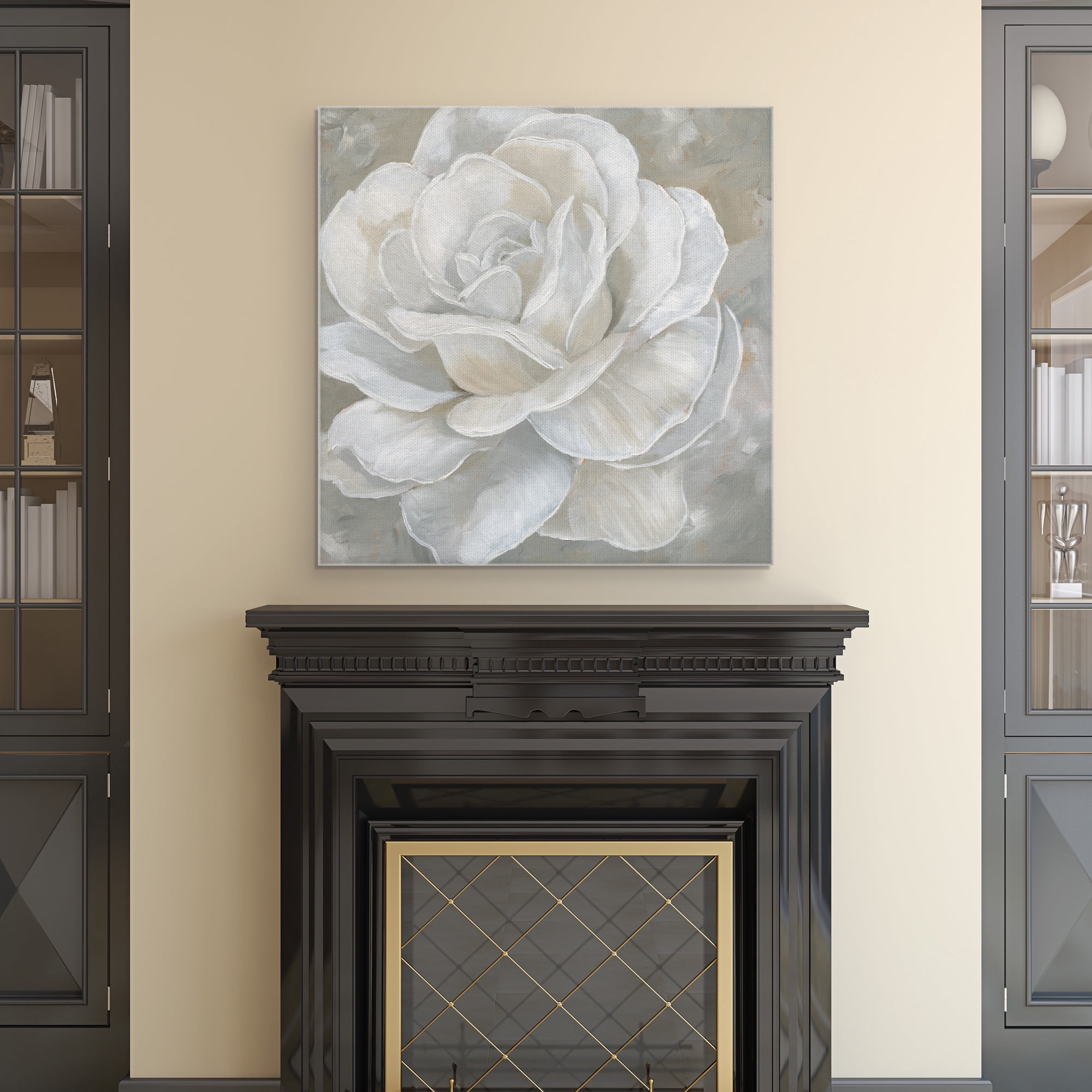 Masterpiece Art Gallery Bombshell Bloom II Roses By Nan Canvas Art Print 30" x 30"