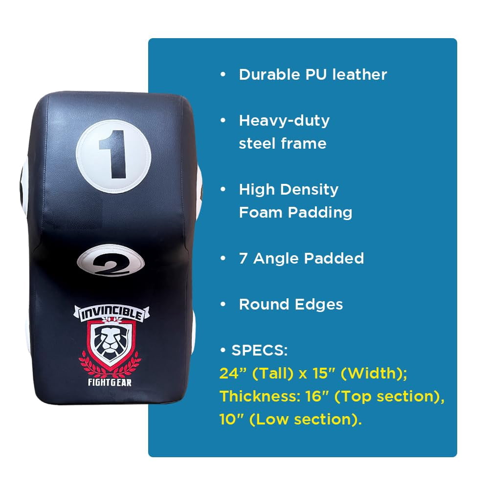 Wall Mount Uppercut Punching Bag with Hook, Wall Mounted Boxing Bag for MMA, Kickboxing, Muay Thai, Compact Heavy Bag for Home or Gym, PU Leather, Steel Frame, 7 Padded Strike Angles
