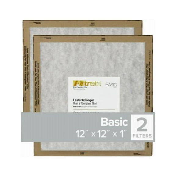 Filtrete 12x12x1 Basic Filter FPL10-2PK-24 Pack of 24