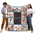thumbnail image 3 of Picture Blankets Customized, 10 Photos Customized Blanket, Custom Picture Blankets, Gifts for Sister Dad Mom Daughter Son, 3 of 6