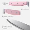 thumbnail image 4 of hecef Kitchen Knife Set with Magnetic Strip, 6 pcs Professional Knives Set for Kitchen, 13-inch Magnetic Strip Stainless Steel Sharp Chef Knife Set, 4 of 8