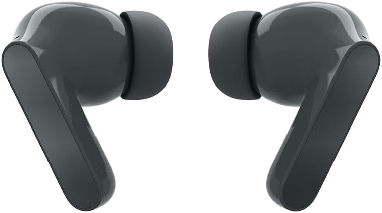 Motorola Moto Buds Bass XT2443-1 Dynamic ANC, Triple Microphone Array, Bluetooth 5.3, IP54 Water & Dust Resistant, Dolby Atmos Audio (Dark Shadow)