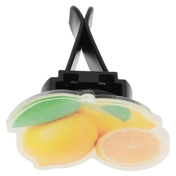 FRCOLOR Cute Lemon Car Air Freshener Acrylic Car Vent Clip Air Vent Perfume Clip Car Air Freshener Vent Clip Car Fragrance Ornaments