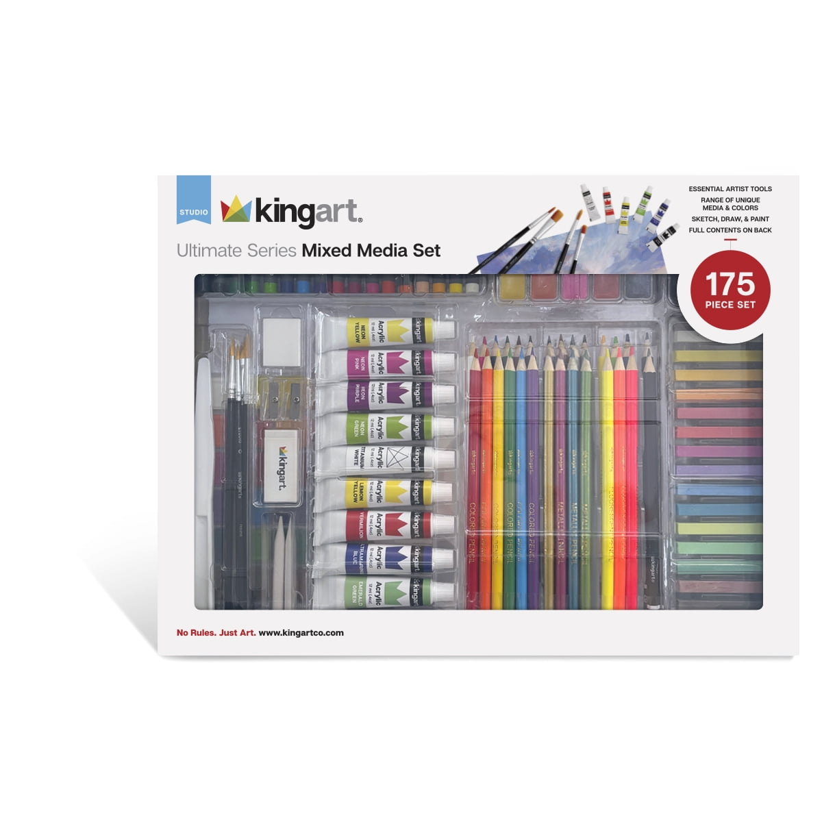 Royal & Langnickel Essentials Mixed Media Art Set with Satchel