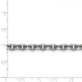thumbnail image 3 of Stainless Steel 5.3mm Cable Chain Necklace 24in, 3 of 3
