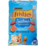 friskies Seafood Sensations Dry Cat Food 16lb