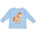 thumbnail image 3 of Inktastic Cute Pony Boys or Girls Long Sleeve Toddler T-Shirt, 3 of 5