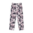 thumbnail image 4 of Xecao Lilies Flowers Men's Straight Lounge Pajama Pants: The Ultimate in Comfortable Sleepwear, 4 of 9