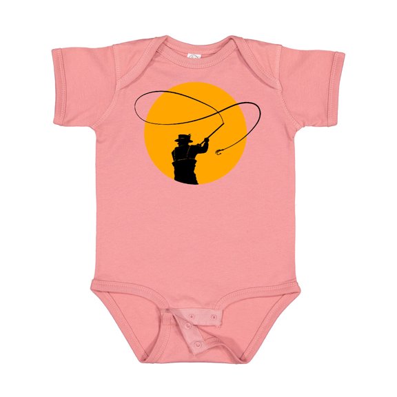 Inktastic Fly Fishing Sun Silhouette Boys or Girls Baby Bodysuit