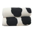 thumbnail image 3 of Naierhg Bath Towel Ultra Soft Cartoon Cow Print Design Strong Water Absorbent Lightweight Quick-drying Towel B, 3 of 7