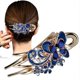 thumbnail image 1 of Alligator Hair Clips for Styling, Hair Claw Clips for Thick Long Hair, Styling Hair Clips with Rhinestone Flower Butterfly, Hair Barrettes for Women F, 1 of 4