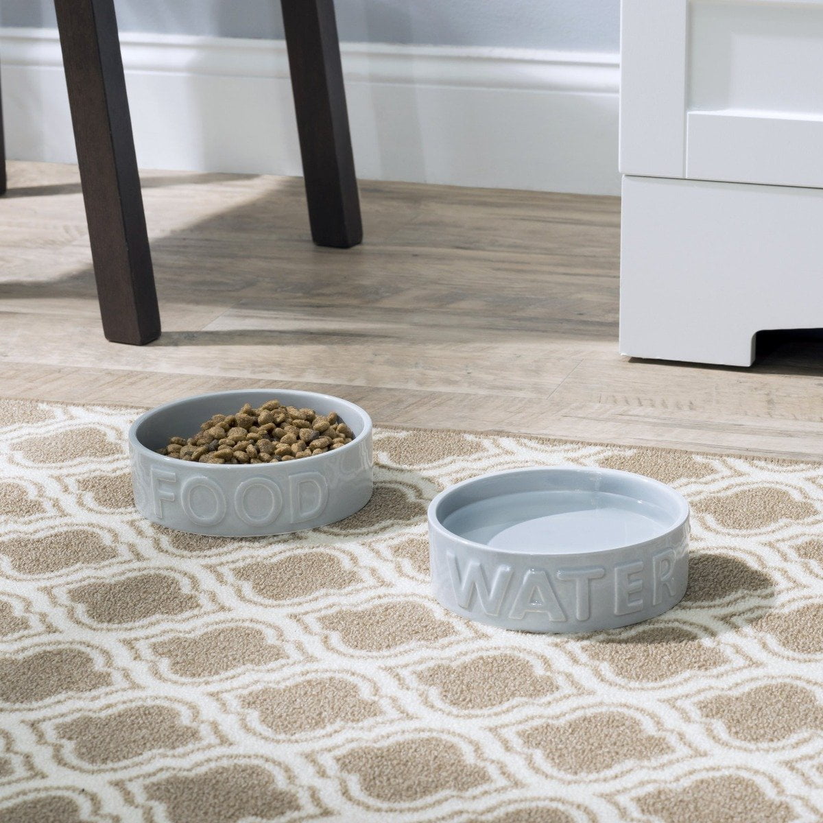 Park Life Designs 6.25" Medium Pet Bowl | Classic Food (Grey)