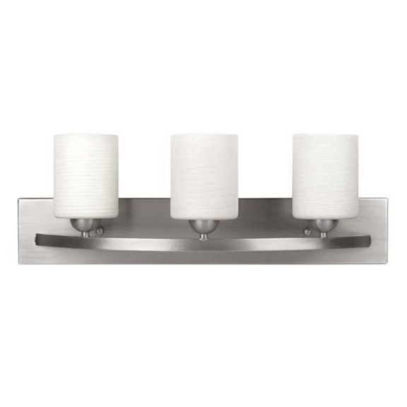 Hampton Ivl370A03Bpt 3 Lt Vanity Line Painted Glass 100W Type A19 24In. X