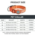 thumbnail image 3 of GPS Tracking & Calming Dog Collar,Reflective Dog Positioning Collar GPS Medium And Large Dog Non-strangle Neck Ring Pet Tracking -lost Collar Traction Rope(M,Brown), 3 of 3