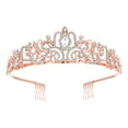 thumbnail image 3 of 3 Pcs Bachelorette Party Decorations, Bride to Be Sash, Tiara, Crown, bridal shower, Bachelorette Party Supplies, Gifts, Favors (Rose Gold), 3 of 7