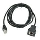 thumbnail image 5 of Cable de montaje empotrado Cat5e Universal Cat5e 100M macho a hembra Cable de extensión de montaje en Panel de red Ethernet, 5 of 5