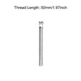 thumbnail image 2 of Unique Bargains Fully Threaded Rod M5 x 50mm 0.8mm Thread Pitch 304 Stainless Steel Right Hand Threaded Rods Bar Studs 15 Pack, 2 of 4