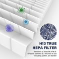 thumbnail image 4 of HAP602 Air Purifier Replacement Filter for ECOSELF HAP602 HAP602WF Air Purifier, 3-Stage HAP602 HEPA Filter Replacement, 2 Pack, 4 of 6